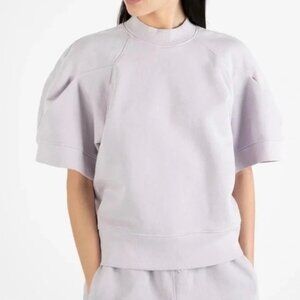 Agolde X Anthro The Round Box Sweatshirt Lavender Gray Women’s Small Athleisure